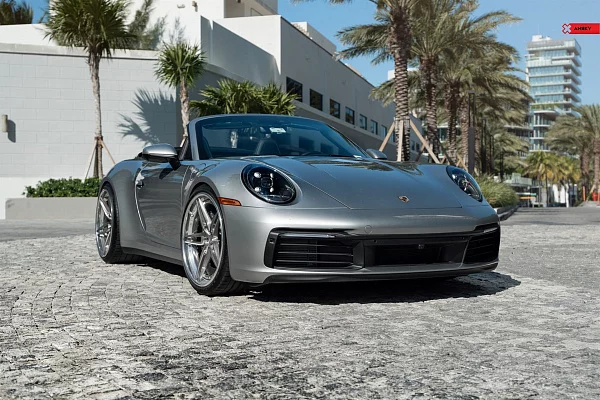 Фото дисков Anrky AN37 Глянцевый темный лак на Porsche 911 VIII