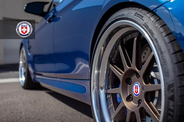 Фото дисков HRE C103 Сатиновая бронза на BMW 3/M3 (F3x/F80)