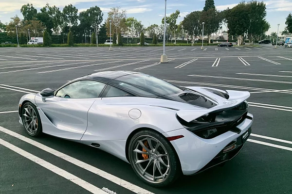 Фото дисков HRE S204H Сатиновый тонированный лак на McLaren 720S